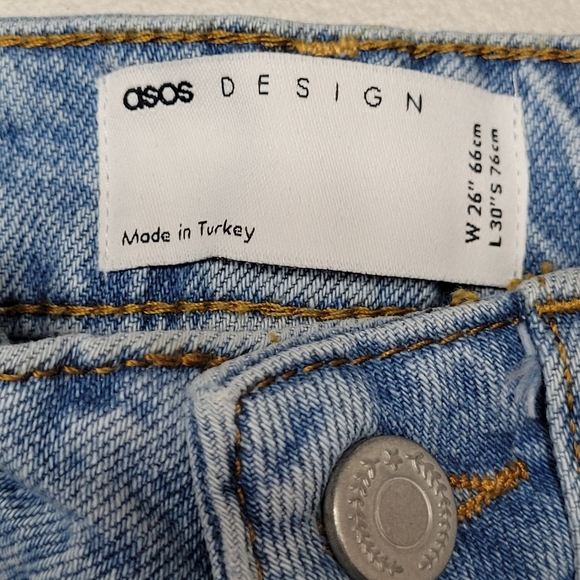 ASOS BAGGY HEAVY RIPPED JEANS - Picture 5 of 10